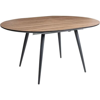 Table à manger ovale extensible Beliani - 4 personnes - Publicité Table à manger ovale extensible Beliani - 4 personnes - Publicité