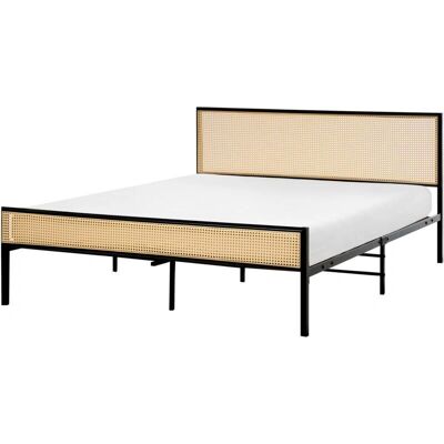 Beliani Avanton Musta Rautasänky - bed Beliani Avanton Musta Rautasänky - bed