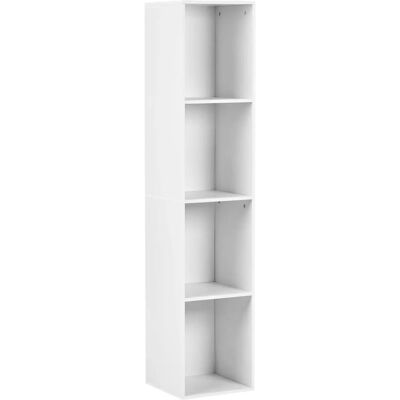 Beliani Winnipeg 143 cm Valkoinen skandinaavinen kirjahylly Beliani Winnipeg 143 cm Valkoinen skandinaavinen kirjahylly