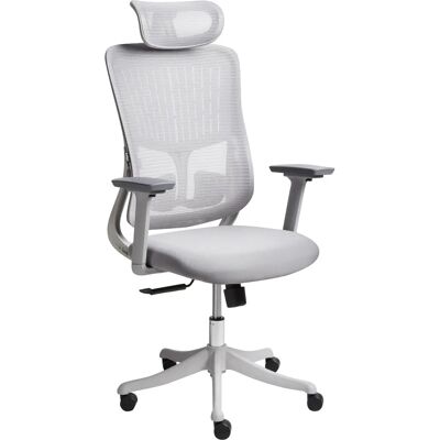 Beliani Toimisto Tuoli Verkkolohko Harmaa - Office Chair Beliani Toimisto Tuoli Verkkolohko Harmaa - Office Chair