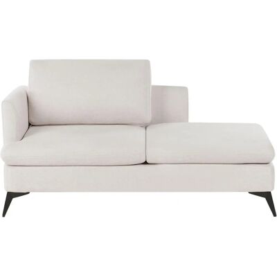 Beliani Sievoz Polyuréthane Beige Côté Gauche - Chaise Longue - Publicité Beliani Sievoz Polyuréthane Beige Côté Gauche - Chaise Longue - Publicité