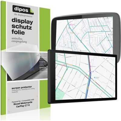 Dipos - Ricoel Motorcycle CarPlay C7 II - Matt - GPS - Schutzfolie Dipos - Ricoel Motorcycle CarPlay C7 II - Matt - GPS - Schutzfolie