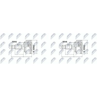 Ashika - NPZ-HD-039 - CV Gelenksatz Ashika - NPZ-HD-039 - CV Gelenksatz