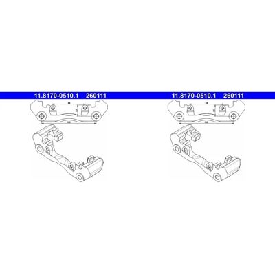 ATE - 11817005101 - Mercedes-Benz - Bremssattelhalter ATE - 11817005101 - Mercedes-Benz - Bremssattelhalter