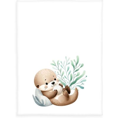 HERDING - 1440223014 - White - 75x100 cm - baby blanket HERDING - 1440223014 - White - 75x100 cm - baby blanket