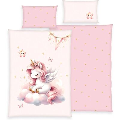 HERDING Magia dell'Unicorno - Set di Biancheria Reversibile HERDING Magia dell'Unicorno - Set di Biancheria Reversibile