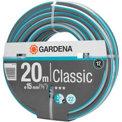 Manguera de jardín GARDENA - 20 m - Ø 15 mm - Resistencia a presión 22 bar Manguera de jardín GARDENA - 20 m - Ø 15 mm - Resistencia a presión 22 bar