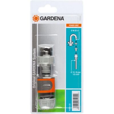 Conector de mangueira de jardim Gardena 18285-20 - Sistema de conexão rápida Conector de mangueira de jardim Gardena 18285-20 - Sistema de conexão rápida