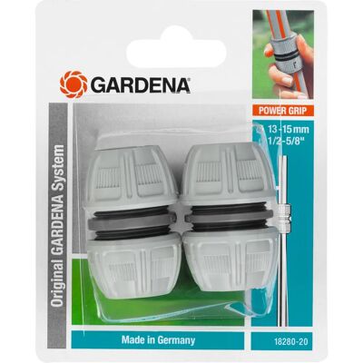 Gardena 18280-20 Wasser-Schlauchanschluss & Reparatursatz - Grau, Silber Gardena 18280-20 Wasser-Schlauchanschluss & Reparatursatz - Grau, Silber