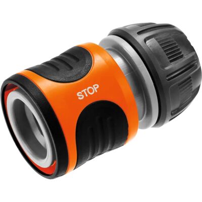 Connettore Gardena Water Stop - Facile da usare, Power Grip - 13mm/15mm - Connettore tubo da giardino Connettore Gardena Water Stop - Facile da usare, Power Grip - 13mm/15mm - Connettore tubo da giardino