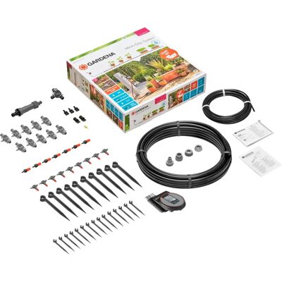 Gardena 13002-20 Micro-Drip Systeem - Waterbesparend, Automatisch Gardena 13002-20 Micro-Drip Systeem - Waterbesparend, Automatisch