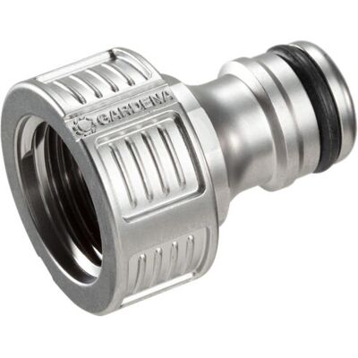 Gardena 18240-50 Wasserhahnstück - Metall Silber - 1 Stück Gardena 18240-50 Wasserhahnstück - Metall Silber - 1 Stück