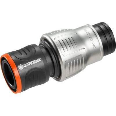 Gardena 18254-20 Water Hose Fitting - Metal, Plastic Black - Water Hose Fitting Gardena 18254-20 Water Hose Fitting - Metal, Plastic Black - Water Hose Fitting