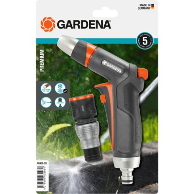 Gardena 18306-20 Gartenschlauchdüse - Schwarz, Grau, Orange, Silber Gardena 18306-20 Gartenschlauchdüse - Schwarz, Grau, Orange, Silber