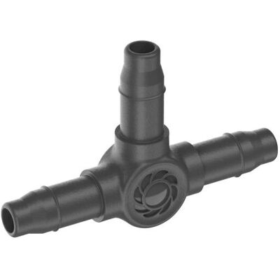 Conector de mangueira Gardena - Peça em T para micro-irrigação 4,6 mm Conector de mangueira Gardena - Peça em T para micro-irrigação 4,6 mm