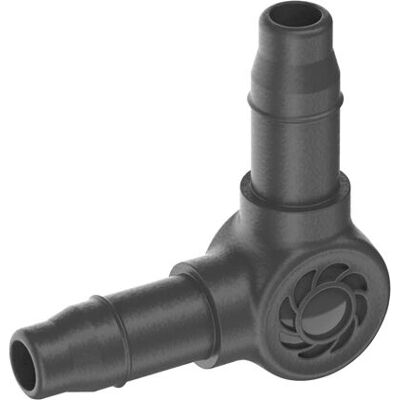 Gardena L-Joint - Schlauchanschluss für Bewässerungssystem - Schwarz Gardena L-Joint - Schlauchanschluss für Bewässerungssystem - Schwarz