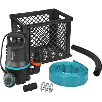 Kit Enchente Gardena 9000 - Bomba Submersível Automática - 9000 l/h Kit Enchente Gardena 9000 - Bomba Submersível Automática - 9000 l/h