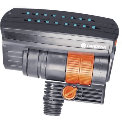 Gardena 13050-20 Wasser Sprinkler - Rechteckiger Bereich, Kunststoff, Schwarz, Orange Gardena 13050-20 Wasser Sprinkler - Rechteckiger Bereich, Kunststoff, Schwarz, Orange