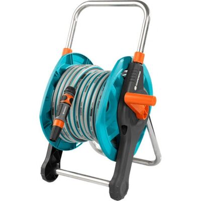 Gardena 2691-20 Enrouleur de tuyau de jardin - Kit avec accessoires - Publicité Gardena 2691-20 Enrouleur de tuyau de jardin - Kit avec accessoires - Publicité