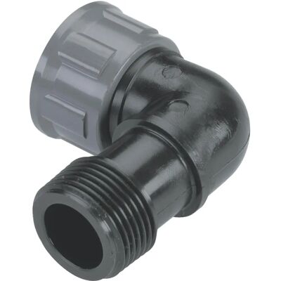 Gardena 2752-20 Raccordo a gomito di 90° per valvole - Montaggio semplice Gardena 2752-20 Raccordo a gomito di 90° per valvole - Montaggio semplice