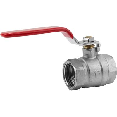 Gardena Silber/Rot Metall Kugelhahn - G 1 - Schnelle Wasserfreigabe Gardena Silber/Rot Metall Kugelhahn - G 1 - Schnelle Wasserfreigabe