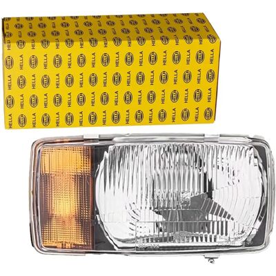 Hella Farol Direito Halógeno 12V 24V - Farol Hella Farol Direito Halógeno 12V 24V - Farol