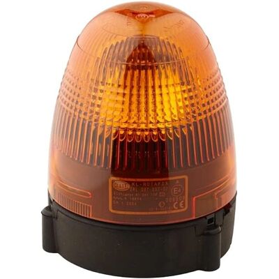 Hella Rotating Beacon - Black Emergency Flashing Light Hella Rotating Beacon - Black Emergency Flashing Light