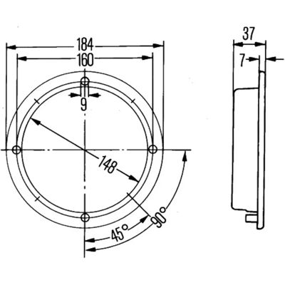 Hella Innenraumleuchte - R10W, T4W, YL - Innenlicht Hella Innenraumleuchte - R10W, T4W, YL - Innenlicht