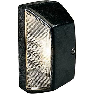 Luz de Placa Hella - Negra, Halógeno, 12/24V - Trasera, Derecha/Izquierda - OEM Luz de Placa Hella - Negra, Halógeno, 12/24V - Trasera, Derecha/Izquierda - OEM