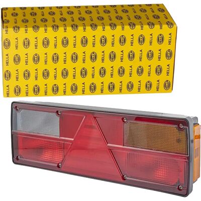 Hella 24V Rückleuchte - Rechts, Mehrfunktionen, Mit Birnen Hella 24V Rückleuchte - Rechts, Mehrfunktionen, Mit Birnen