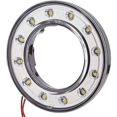 Hella posisjonslys svart hjelpebremse stopplampe LED - 24V Hella posisjonslys svart hjelpebremse stopplampe LED - 24V