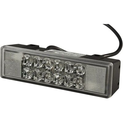 Hella Varningsljus - Svart stroboskopljus baklykt LED 24V Hella Varningsljus - Svart stroboskopljus baklykt LED 24V