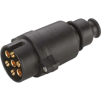 Hella 8JA 001 930-041 Connecteur électrique - 7 broches, 12V, 16-25A, 82mm - Publicité Hella 8JA 001 930-041 Connecteur électrique - 7 broches, 12V, 16-25A, 82mm - Publicité