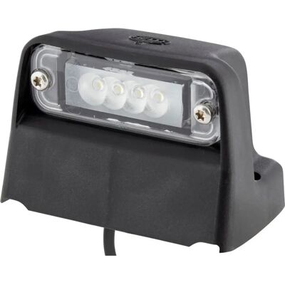Hella Nummerpladelys - LED, Svart, 24V - Nummerpladelys Hella Nummerpladelys - LED, Svart, 24V - Nummerpladelys