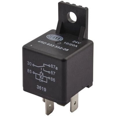 Hella Relays - 24V 5-Pin Work Current Relay Hella Relays - 24V 5-Pin Work Current Relay