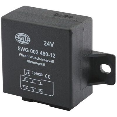 Hella Wiper Interval Relay - 24V 6-pin - 10A - Intermittent Hella Wiper Interval Relay - 24V 6-pin - 10A - Intermittent