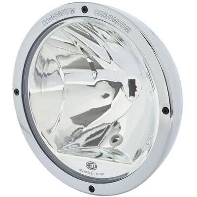 Hella 1529524 Phare - Chrome, H1, Rond, Halogène, 12/24V - Publicité Hella 1529524 Phare - Chrome, H1, Rond, Halogène, 12/24V - Publicité