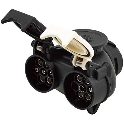 Hella 8JA 179 368-001 Adapter - Trailer Socket 13 to 7 Pin IP54 Protection Hella 8JA 179 368-001 Adapter - Trailer Socket 13 to 7 Pin IP54 Protection