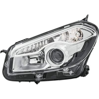 Hella Nissan Qashqai Headlight - Halogen, Left, 4 Functions Hella Nissan Qashqai Headlight - Halogen, Left, 4 Functions
