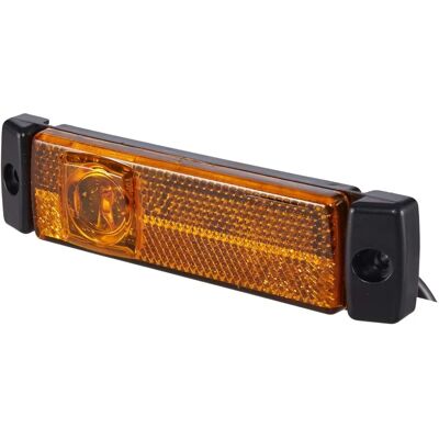 Hella Modelo 008 645-801 Luz de Marcador Lateral - LED, Negro, 24V Hella Modelo 008 645-801 Luz de Marcador Lateral - LED, Negro, 24V