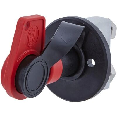Interruttore principale batteria Hella - Rosso - Batteria, 24V, M10x1.5, IP69K Interruttore principale batteria Hella - Rosso - Batteria, 24V, M10x1.5, IP69K