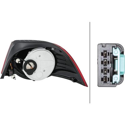 Hella Rear outer light Left LED Dark Red - Rear light Hella Rear outer light Left LED Dark Red - Rear light