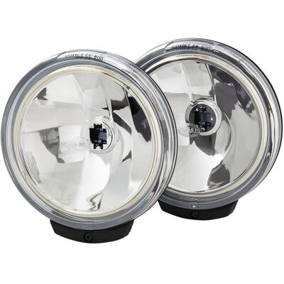 Hella FF Koplampen - Rond, Zwart, 12V, H3, 2 stuks Hella FF Koplampen - Rond, Zwart, 12V, H3, 2 stuks