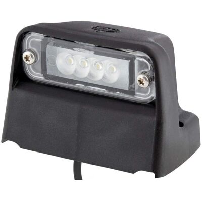 Hella rekisterikilpi valo musta - LED 24V Hella rekisterikilpi valo musta - LED 24V