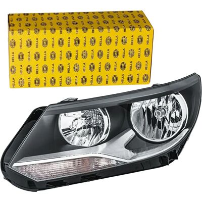 Proiettore Hella per VW Tiguan 5N - Alogeno, sinistro, 5 funzioni Proiettore Hella per VW Tiguan 5N - Alogeno, sinistro, 5 funzioni