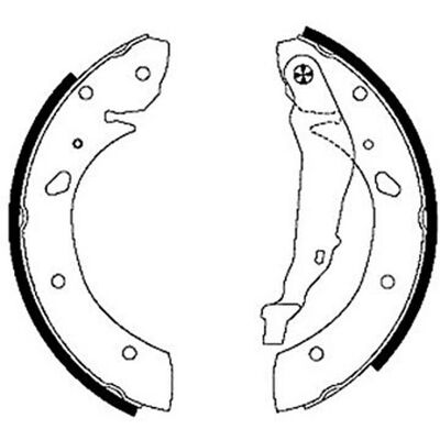 Hella Juego de Zapatas de Freno Toyota Avensis - 228,6mm Eje Trasero Hella Juego de Zapatas de Freno Toyota Avensis - 228,6mm Eje Trasero