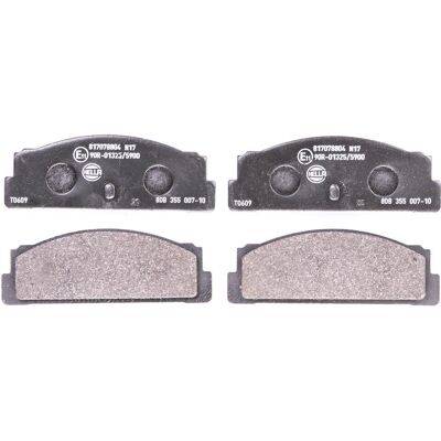 Πίσω τακάκια φρένων Hella Pagid - Για Autobianchi Fiat 124 125 Πίσω τακάκια φρένων Hella Pagid - Για Autobianchi Fiat 124 125