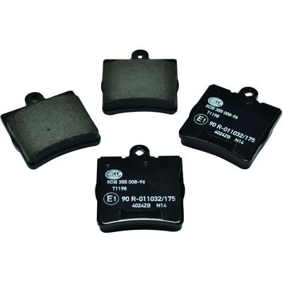 Hella Pagid Bremsbeläge hinten - Bremsbelagsatz für Mercedes C-Klasse Hella Pagid Bremsbeläge hinten - Bremsbelagsatz für Mercedes C-Klasse