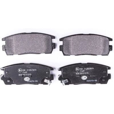 Hella Pagid fékbetétek - Modell 8DB 355 012-951 - Részlet féknyergekhez Hella Pagid fékbetétek - Modell 8DB 355 012-951 - Részlet féknyergekhez
