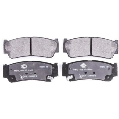 Hella Pagid Hyundai H-1 Santa Fe Bremsbeläge - Scheibenbremse, Verschleißanzeige Hella Pagid Hyundai H-1 Santa Fe Bremsbeläge - Scheibenbremse, Verschleißanzeige